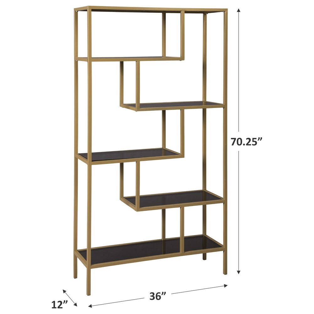 Ashley Frankwell Wall Unit in Gold and Gray, , large