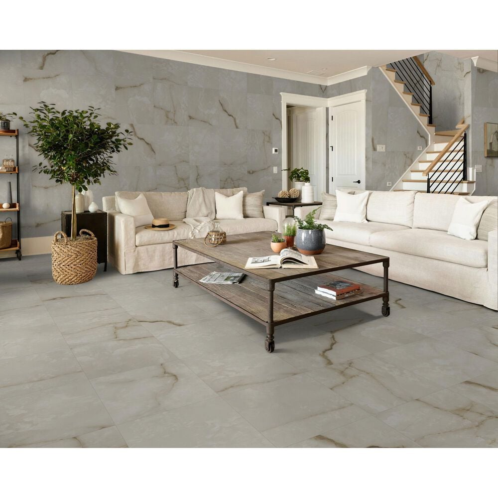 Shaw Astoria Chiffon 23.5" x 23.5" Polished Porcelain Tile, , large