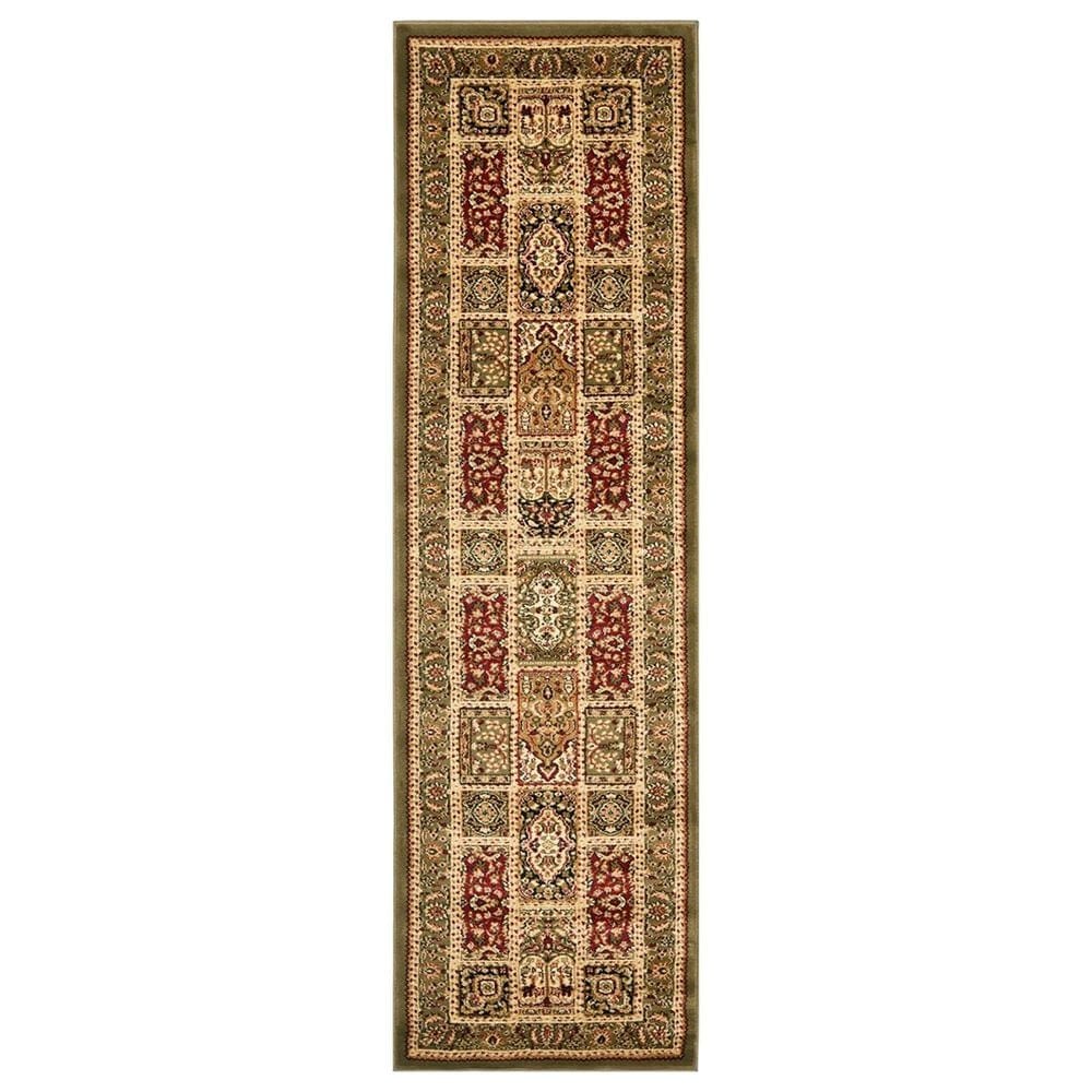 Safavieh Lyndhurst 2"3" x 6" Multicolor and Green Runner, , large