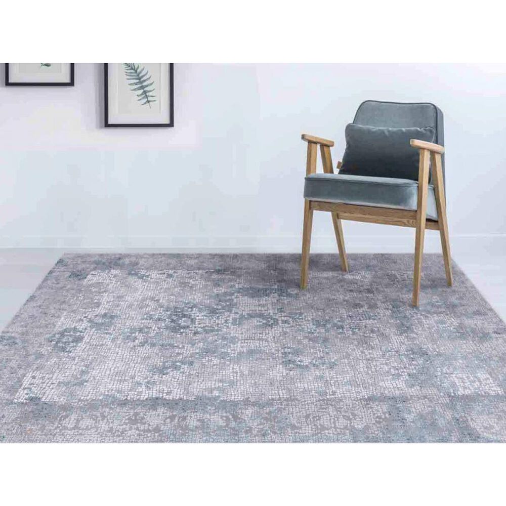 Amer Rugs Hamilton 10&#39;3&quot; x 14&#39; Gray and Blue Area Rug, , large