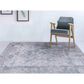 Amer Rugs Hamilton 10"3" x 14" Gray and Blue Area Rug, , large