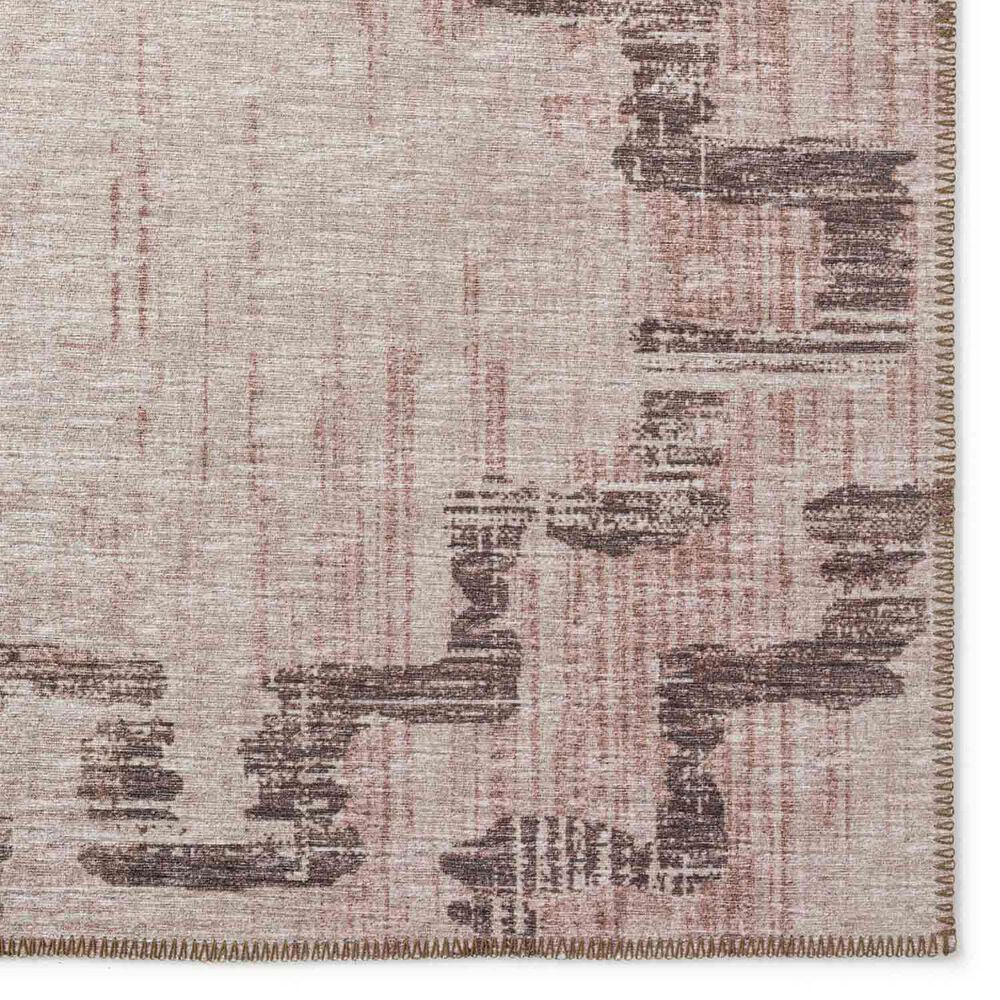 Dalyn Rug Company Sedona Geometric 2&#39;3&quot; x 12&#39; Walnut Indoor/Outdoor Performance Runner, , large