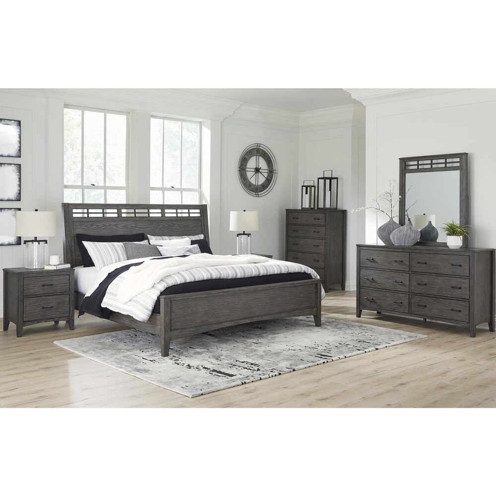 Ashley Montillan Dresser Mirror in Grayish Brown, , large