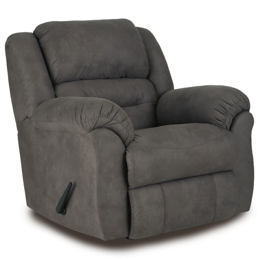 HomeStretch Gambler Manual Rocker Recliner in Bridgestone Dark Shadow, , large