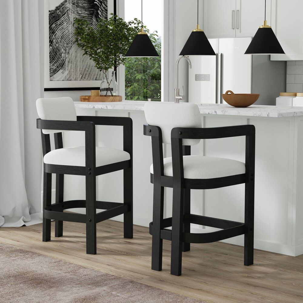Mayberry Hill Portland Bar Stool in Black, , large