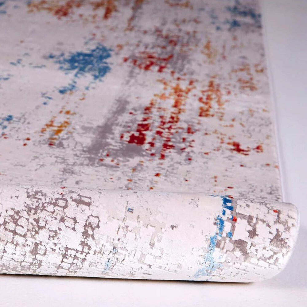 Feizy Cadiz 12&#39; x 18&#39; Ivory and Multicolor Area Rug, , large