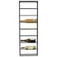 Maple and Jade 8-Bottle Display Wall Wine Rack with Open Style Frame in Matte Black, , large