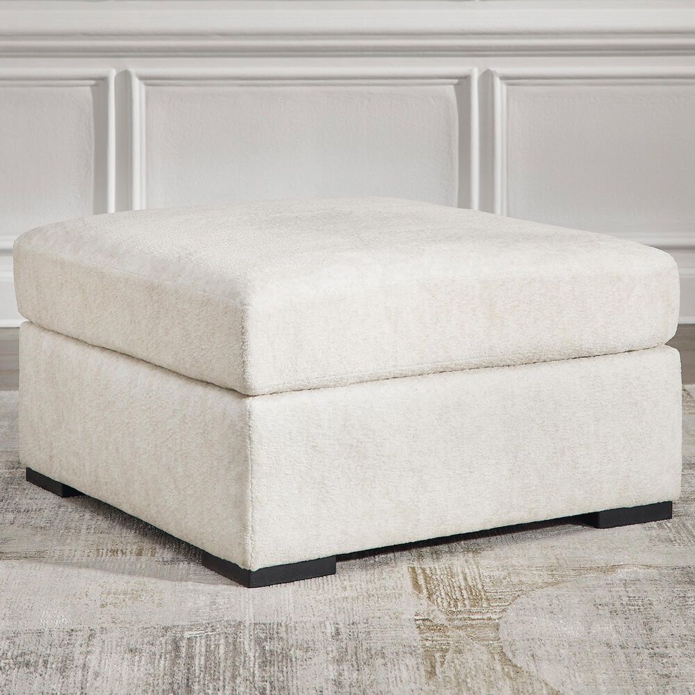 Ashley Chessington Oversized Accent Ottoman in Ivory, , large