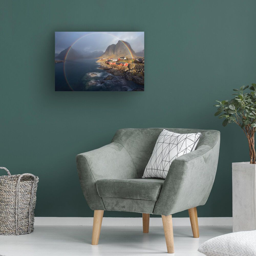 Timberlake Nicolas Schneider &#39;In The Rainbow&#39; 22&quot; x 32&quot; Canvas Art, , large