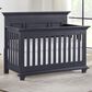 Oxford Baby Weston 4-In-1 Convertible Crib in Midnight Slate, , large