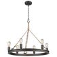 Golden Lighting Chatham 6-Light Chandelier in Gunmetal Bronze, , large