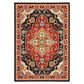 Oriental Weavers Lilihan Medallion 4929A 5"3" x 7"6" Black and Red Area Rug, , large