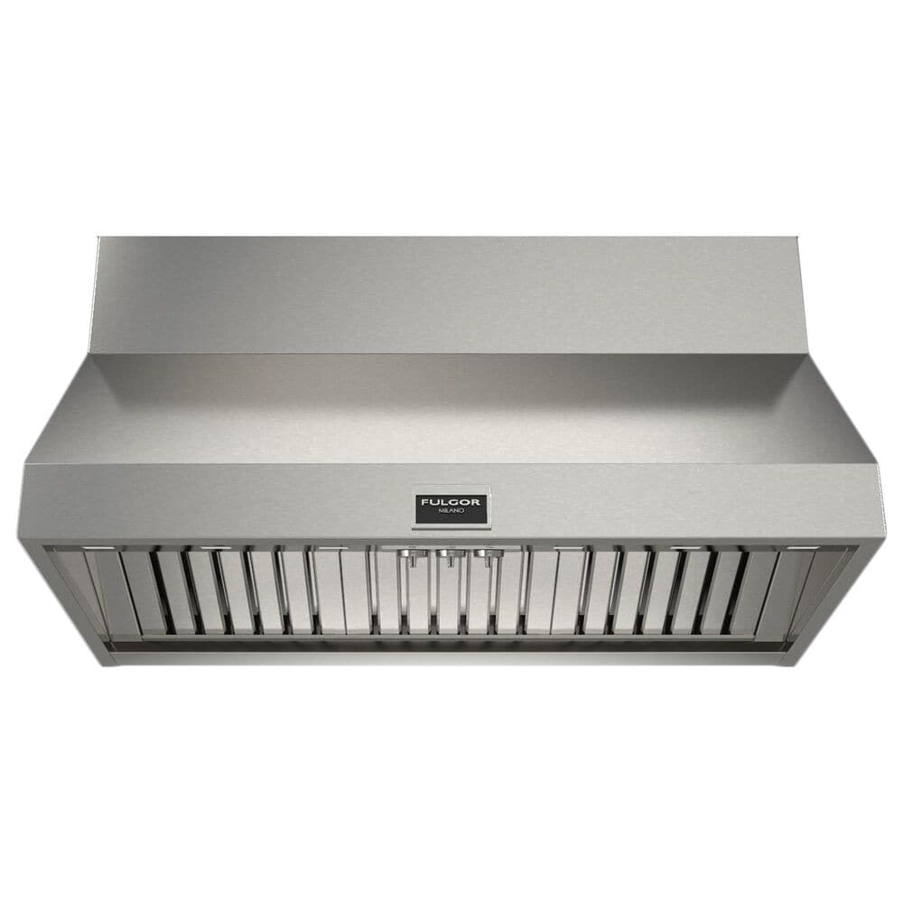 Fulgor Milano 600 Series 48&quot; Pro Wall-Mount Range Hood in Stainless Steel, , large