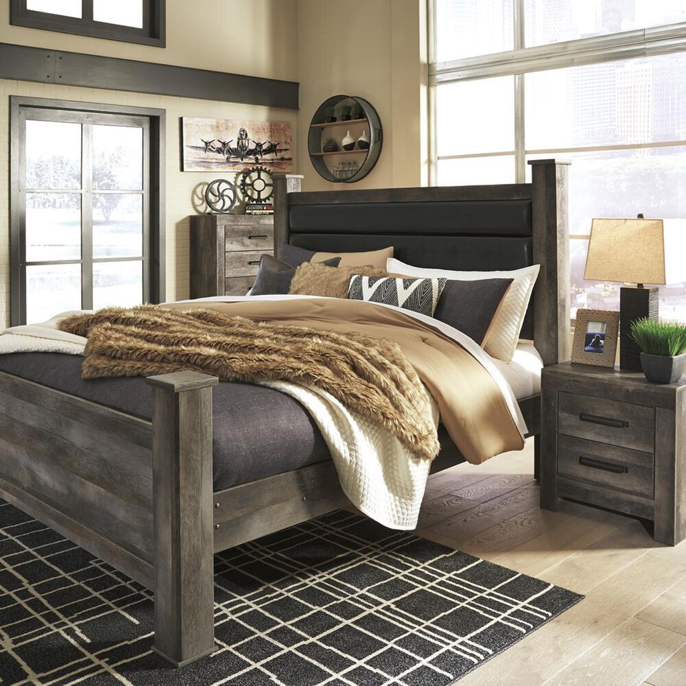 Signature Design by Ashley Wynnlow 2-Drawer Nightstand in Gray, , large