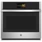 GE Profile 2-Piece Kitchen Package with 30" Built-In Single Wall Oven and 36" Electric Cooktop in Stainless Steel and Black, , large