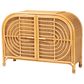 Baxton Studio Ovalet 2-Door Rattan Sideboard in Natural Brown, , large
