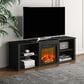 Noviland 63" Fireplace TV Stand with Storage Media Console in in Americano, , large