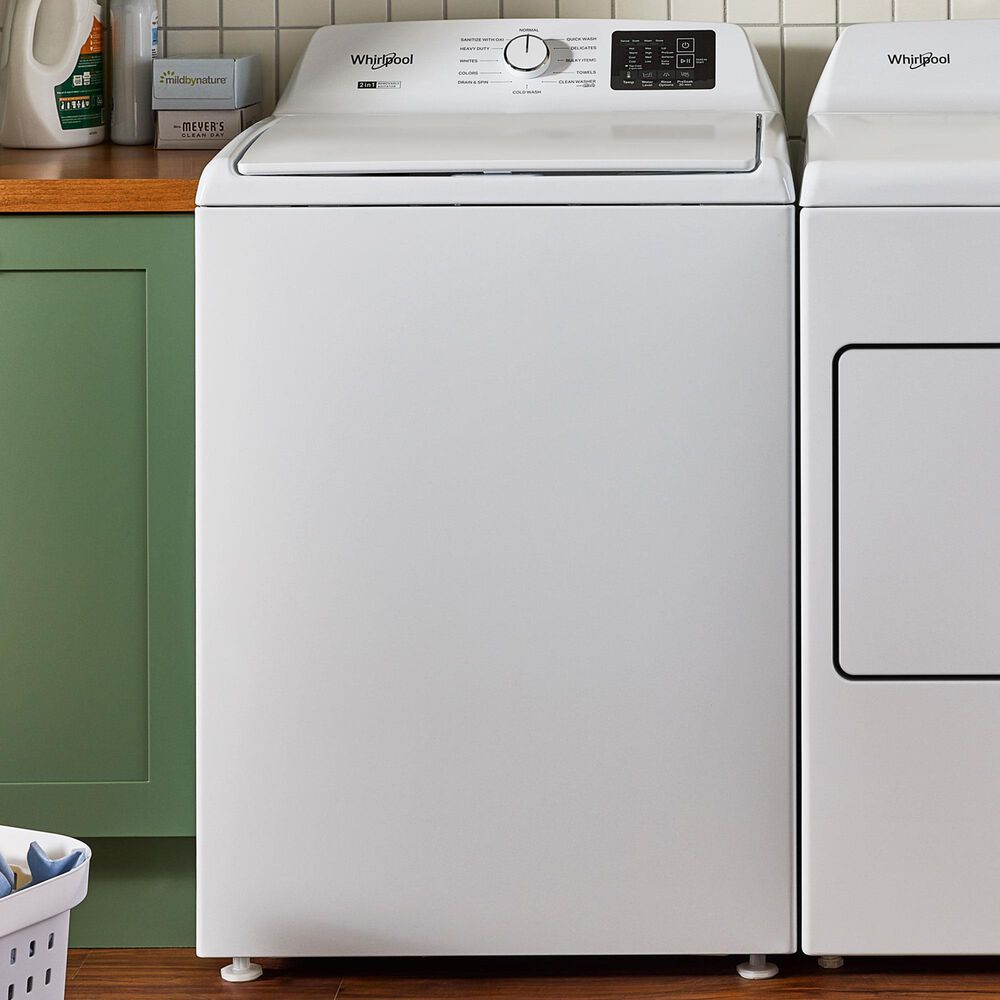 Whirlpool 4 Cu. Ft. Top Load Agitator Washer in White, , large