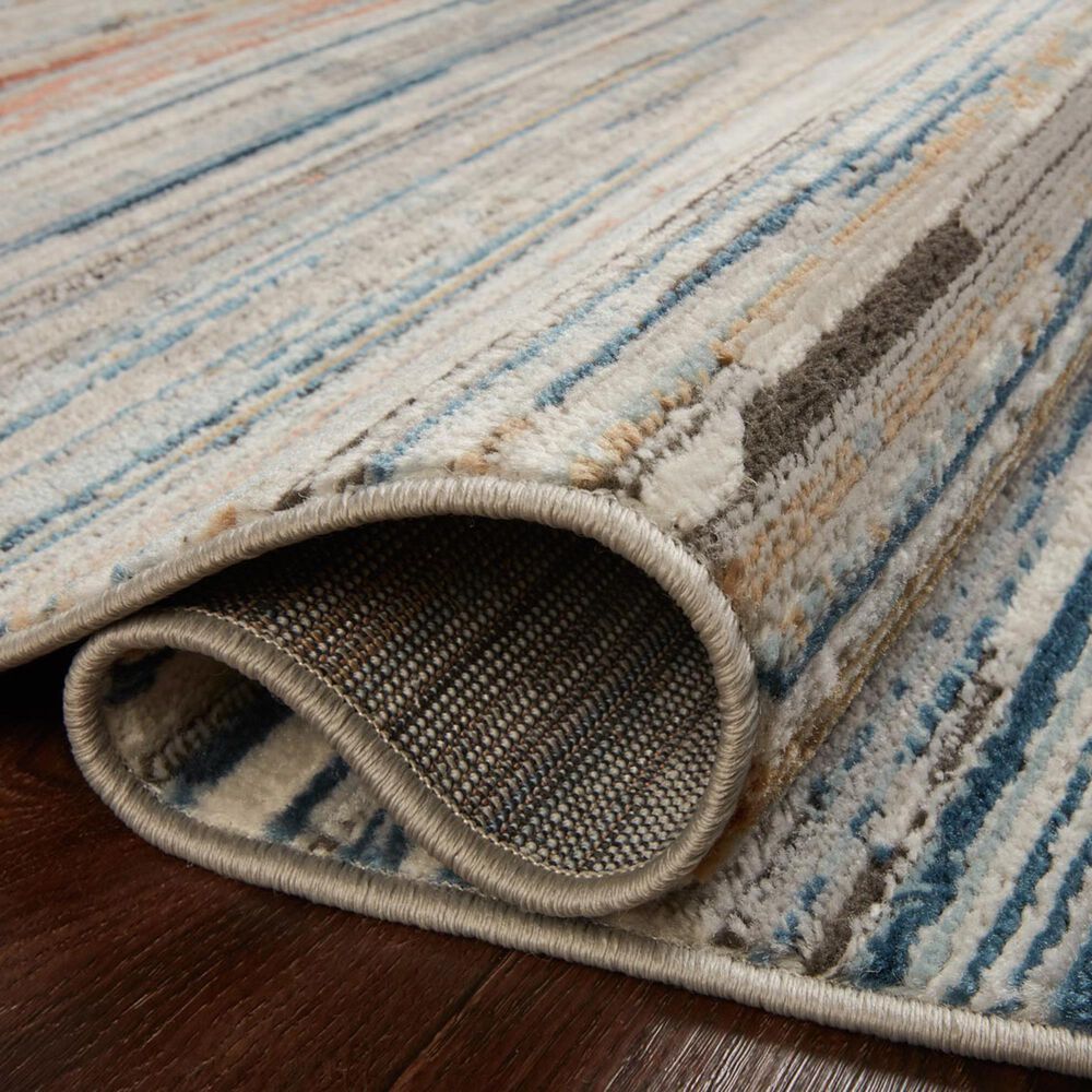 Loloi II Bianca 2&#39;8&quot; x 4&#39; Pebble and Multicolor Area Rug, , large