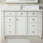 James Martin Vanities Bristol 48" Single Bathroom Vanity in Bright White with Single Hole 3 cm White Zeus Quartz Top and Rectangular Sink, , large