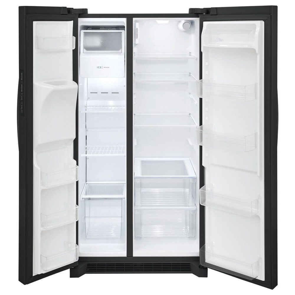 Frigidaire 25.6 Cu. Ft. Standard Depth Side-by-Side Refrigerator in Black, , large