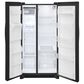 Frigidaire 25.6 Cu. Ft. Standard Depth Side-by-Side Refrigerator in Black, , large