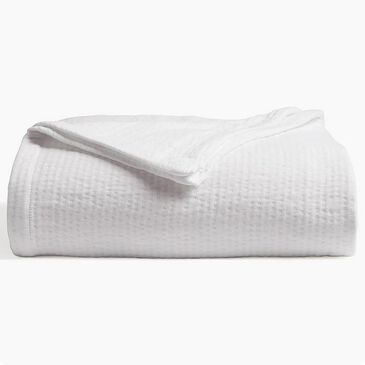 Pem America Matelasse Full/Queen Blanket in White, , large