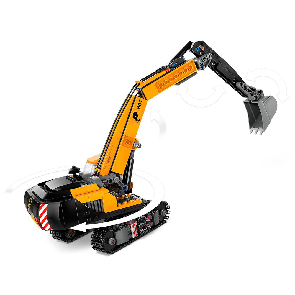 LEGO City Yellow Construction Excavator, , large