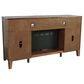 Jofran Painted Canyon 60" Electric Fireplace Media Console in Cannon Valley, , large