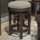 Belle Furnishings Weston Swivel Console Stool in Peppercorn, , large