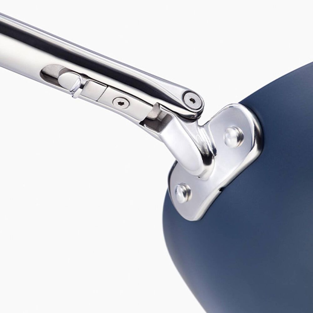 Joseph Joseph Space 12.5&quot; Folding Handle Wok in Midnight Blue, , large