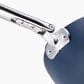 Joseph Joseph Space 12.5" Folding Handle Wok in Midnight Blue, , large