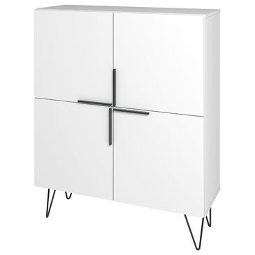 Dayton Beekman Low Cabinet in White, , large