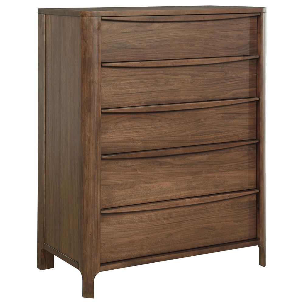 Coaster Maderia 5-Drawer Chest in Walnut, , large