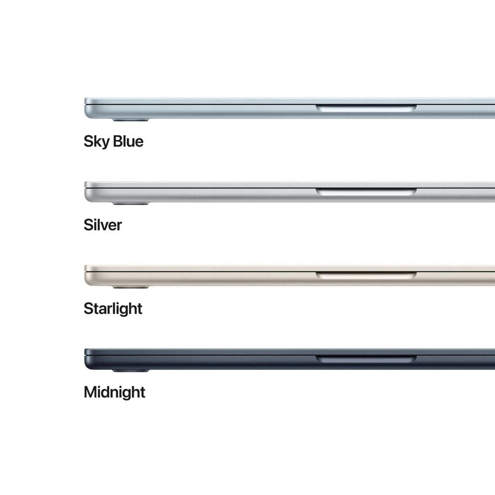 Apple 13" MacBook Air | Apple M5 Chip - 10-core CPU and 10-core GPU - 16GB RAM - 1TB SSD in Sky Blue with 3-Year AppleCare+, , large