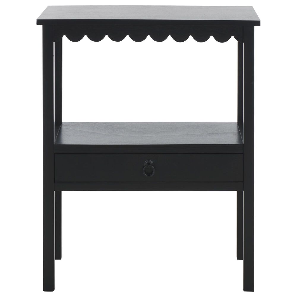 Safavieh Haven Low Drawer End Table in Matte Black, , large