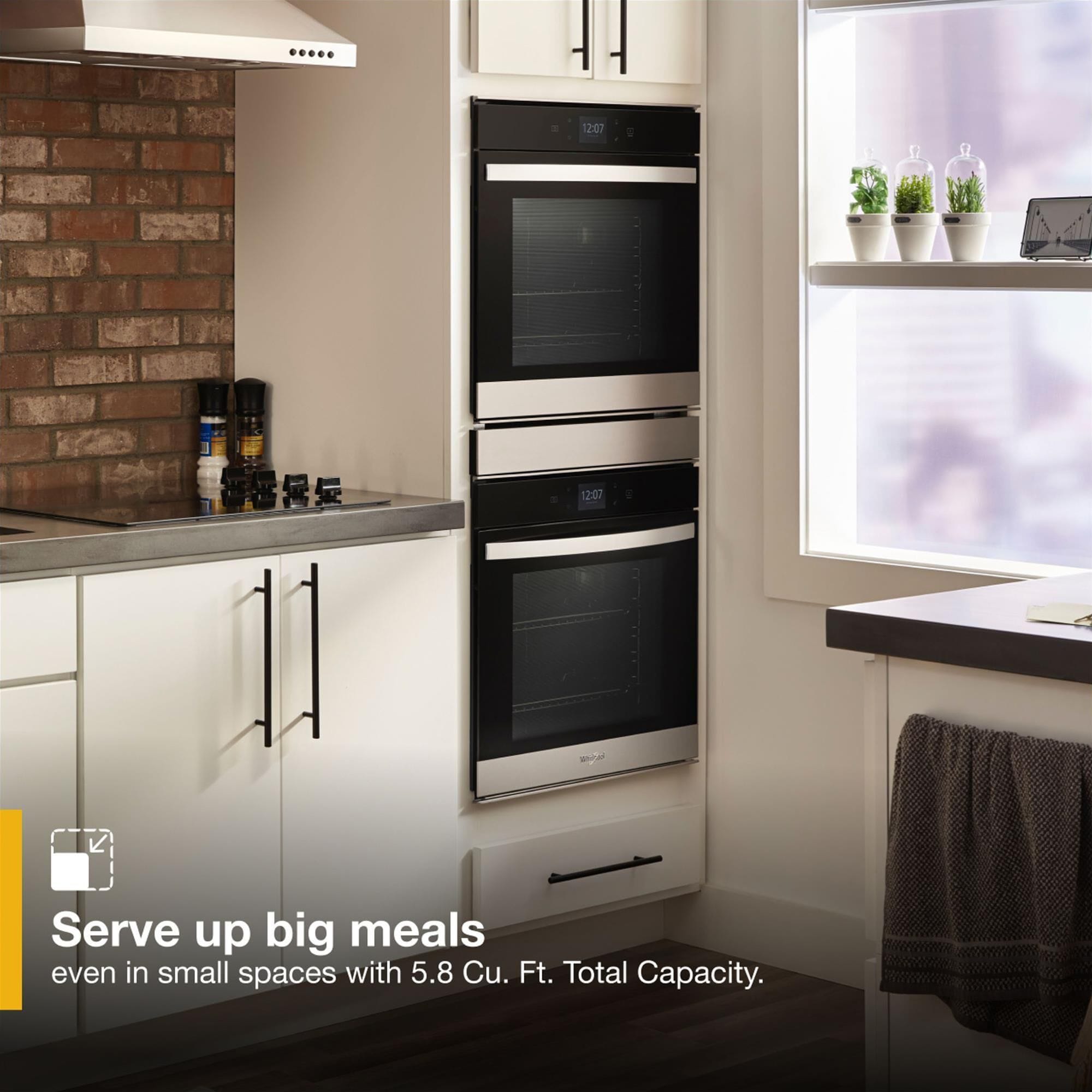 Whirlpool double discount wall oven