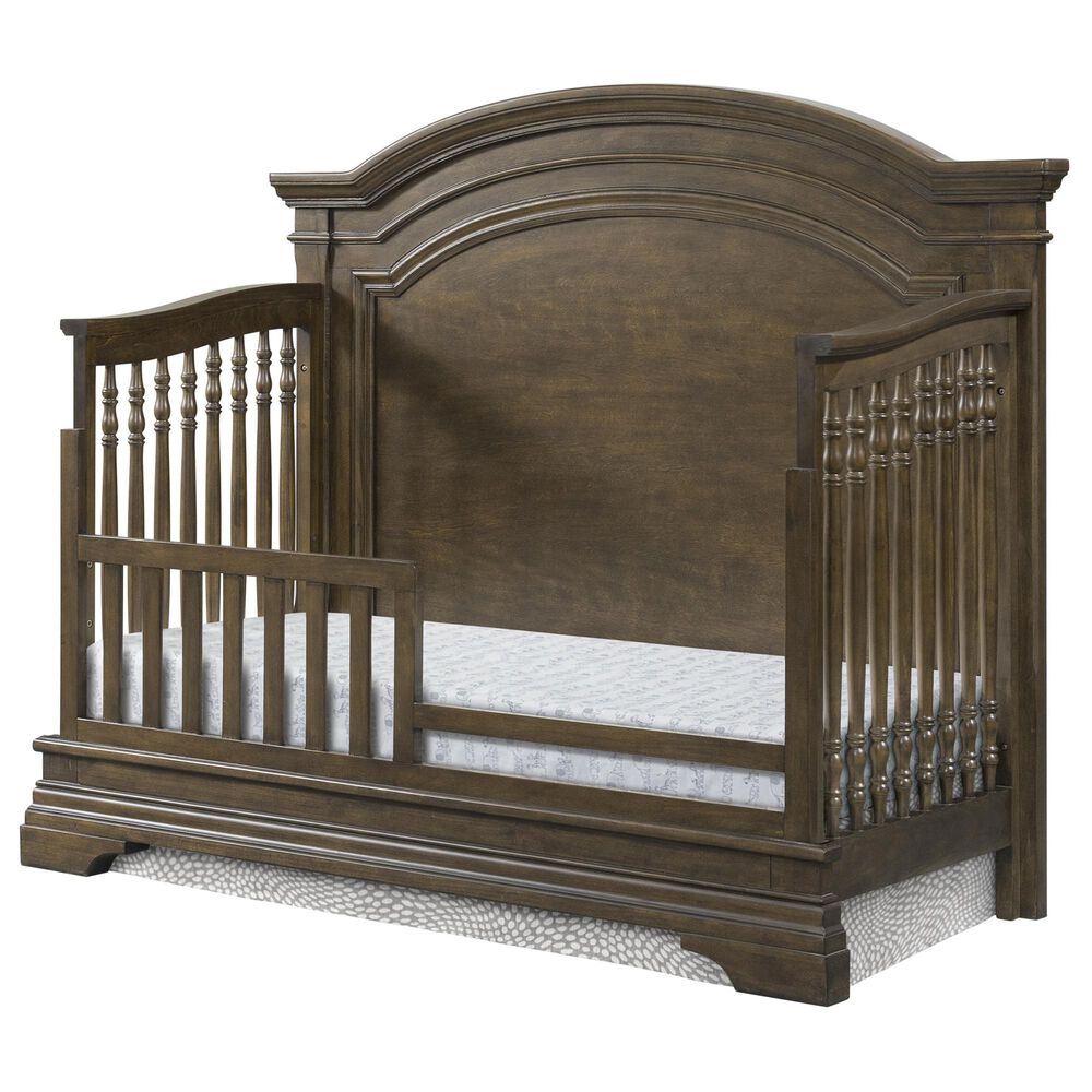 Eastern Shore Olivia Curved Top 4-In-1 Crib in Rosewood, , large