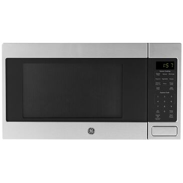GE Appliances 1.6 Cu. Ft. Countertop Microwave Oven with Sensor Cooking Controls in Stainless Steel, , large