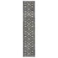 Nourison Quarry Oriental 2"2" x 10" Blue and Beige Runner, , large