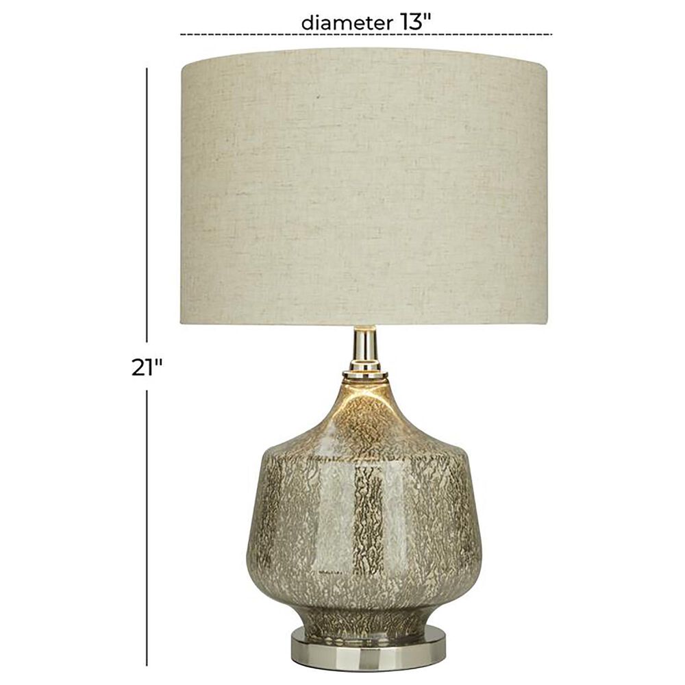 Maple and Jade Table Lamp in Champagne and Silver, , large