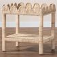 Baxton Studio Sumana Scallop Side Table in Natural, , large