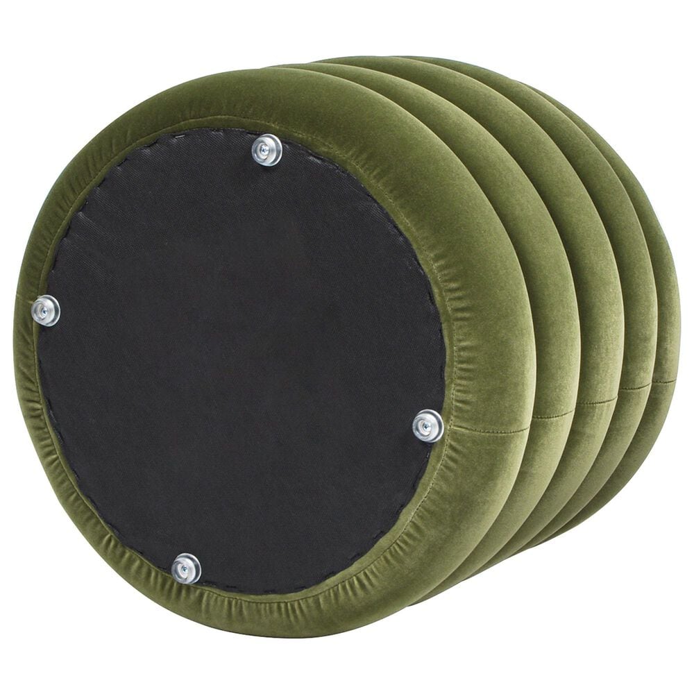 Jennifer Taylor Home Fuji Storage Ottoman in Olive Green, , large