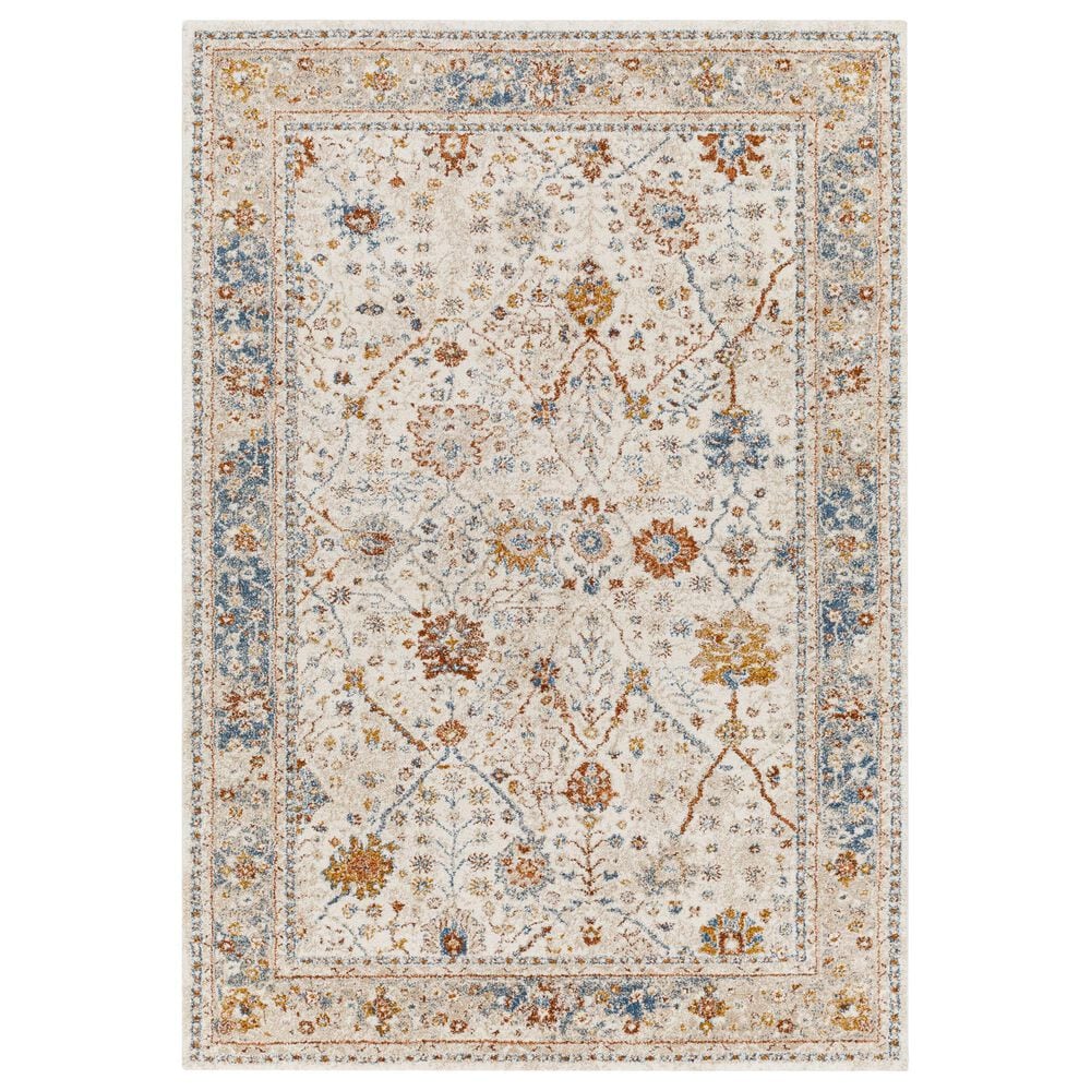 Surya Tuscany TUS-2330 Brown, Cream, Light Beige, Blue, Bright Yellow and Dusty Coral 12&#39; x 15&#39; Area Rug, , large