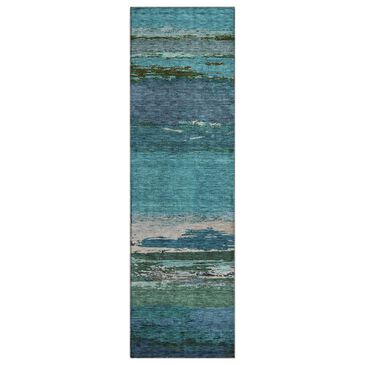 Dalyn Rug Company Trevi 2"3" x 7"6" Teal Runner, , large