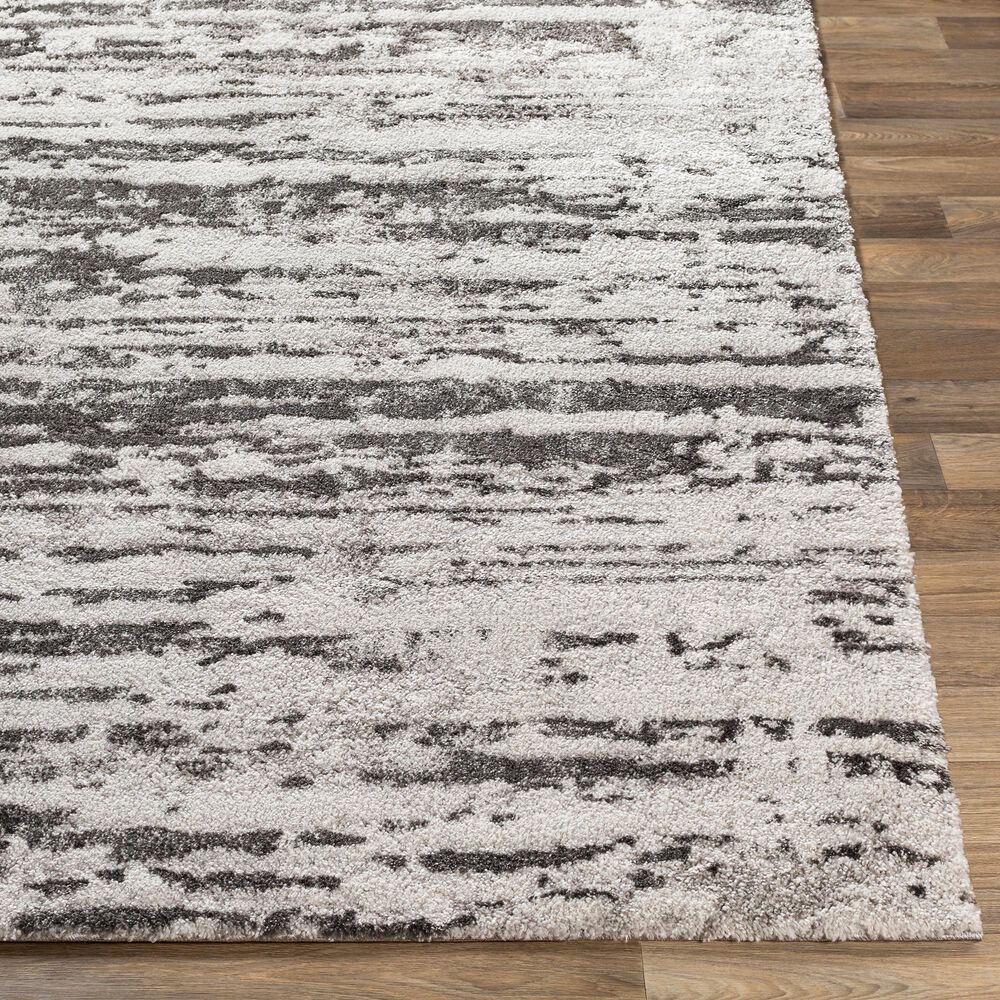 Surya Venice VNE-2301 2&#39; x 3&#39; Charcoal, Gray and Ivory Area Rug, , large