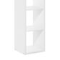 HOMLUX 4-Cube Vertical Reversible Open Back Bookshelf in White, , large