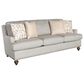 Smith Brothers Stationary Sofa with Shagbark Leg in Blue, , large