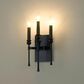Golden Lighting Landon 3-Light Wall Sconce in Matte Black, , large