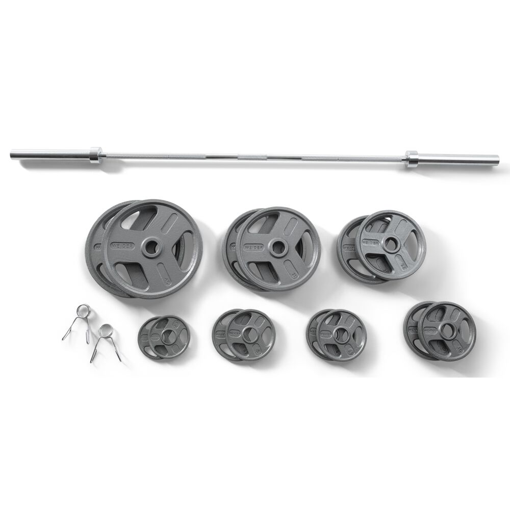 Weider 300LB Olympic Weight Set, , large